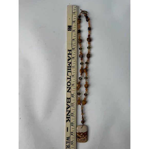 Picture Jasper & Semi-Precious Healing Stone Necklace 15" - Picture 5 of 16